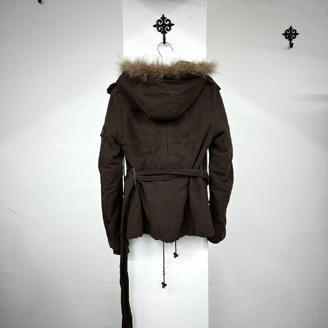 Cecil Mcbee brown fur jacket 상품이미지4