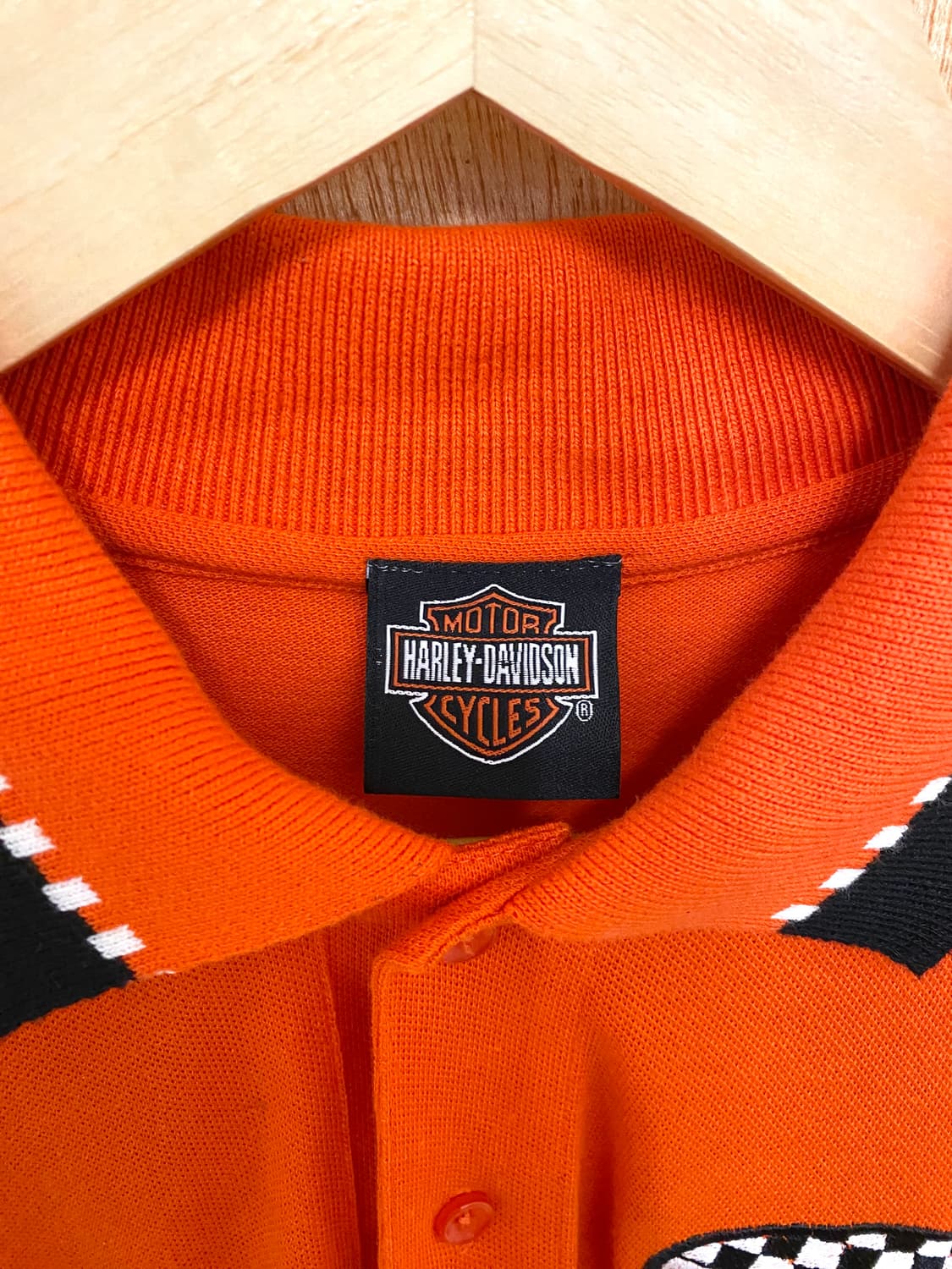 HARLEY DAVIDSON racing collar t-shirts 상품이미지6