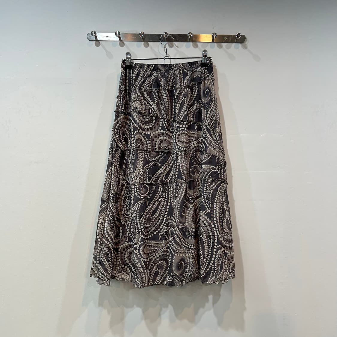 오리엔탈 그레이 스커트 상품이미지3