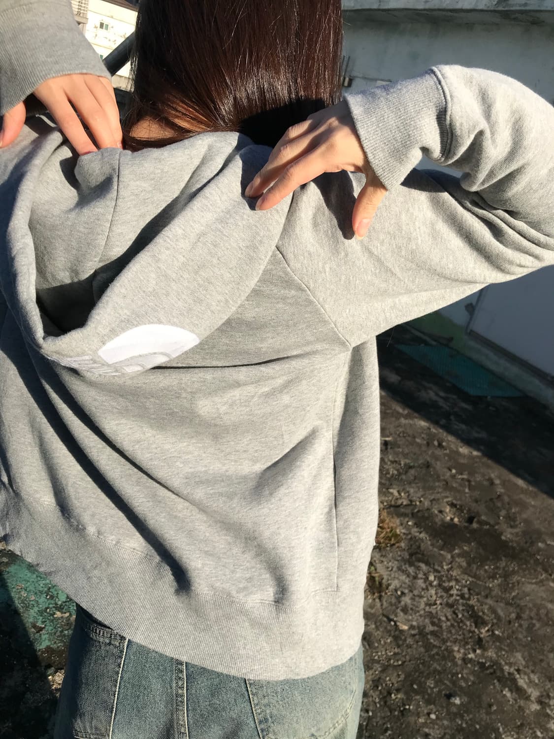 노스페이스 그레이 후드집업  상품이미지7