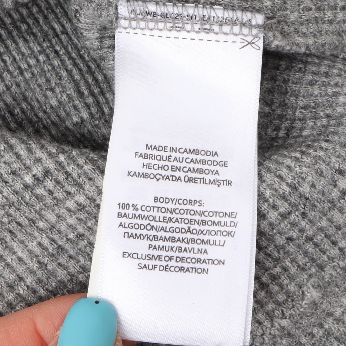 폴로 랄프로렌 그레이 와플 롱슬리브 상품이미지9