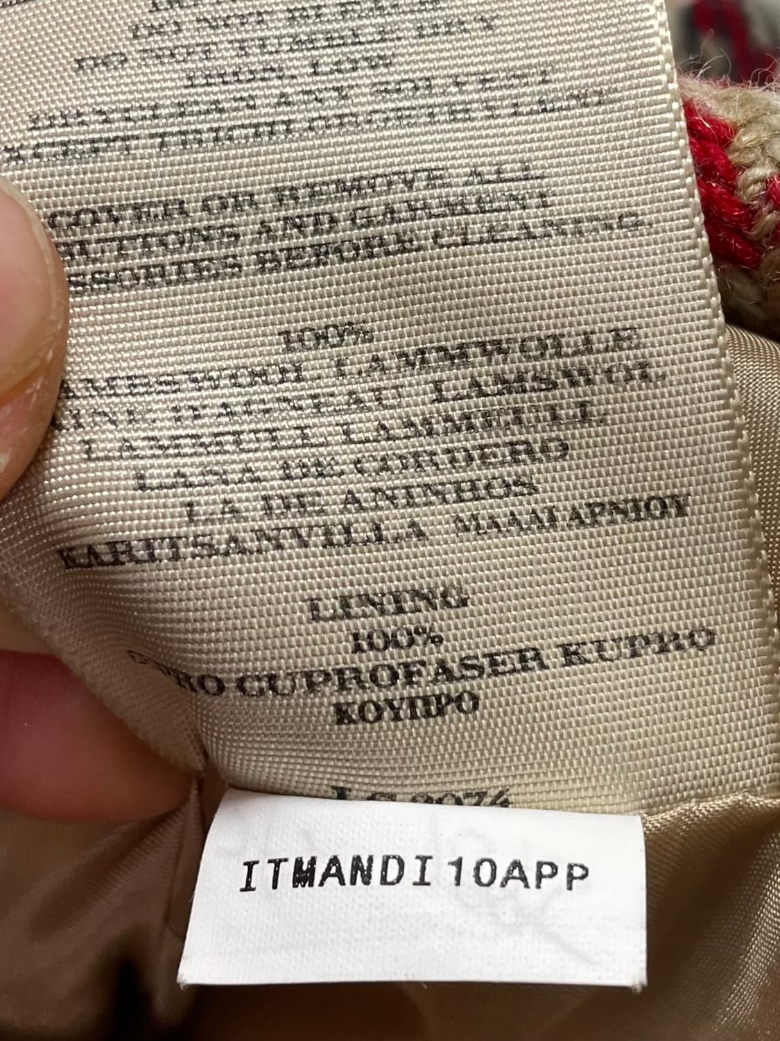 버버리 우먼스 노바체크 울 롱코트 (on.41)   상품이미지7