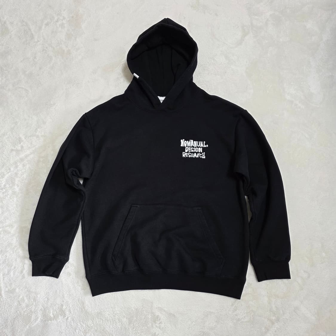 (M)노매뉴얼 백로고 후드티 상품이미지1