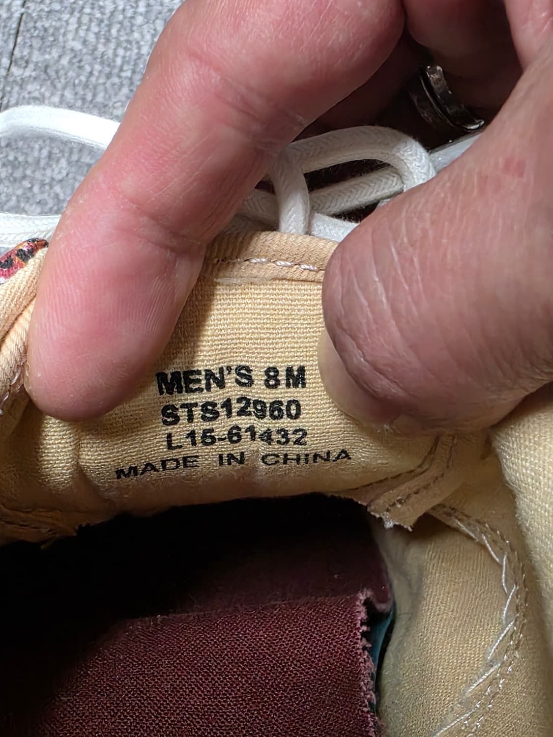 [260] 스페리 탑사이더 야자수 패턴 캔버스화 스니커즈 상품이미지9