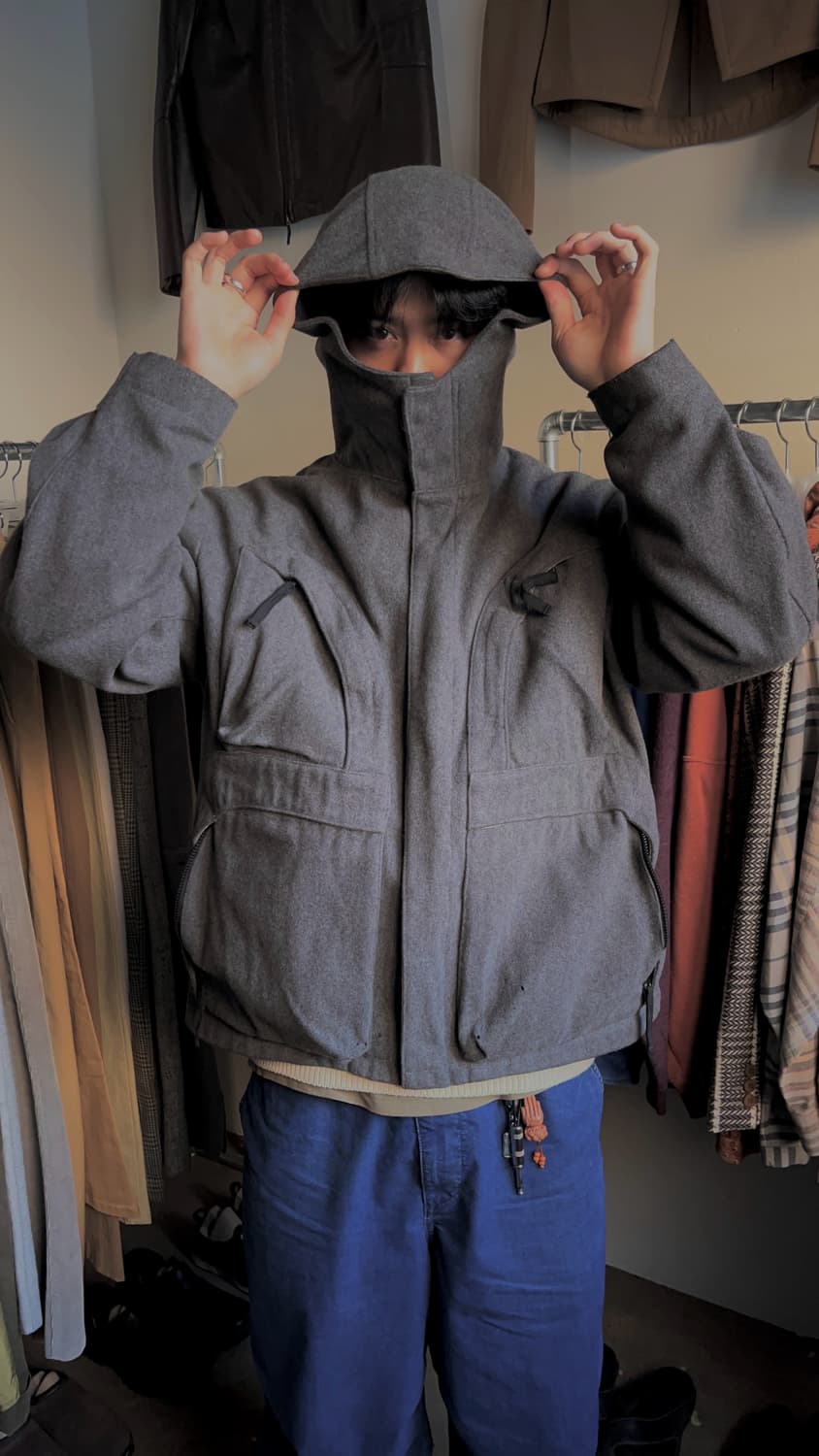 98AW 스톤아일랜드 울 카고 후드 자켓 아카이브 상품이미지10