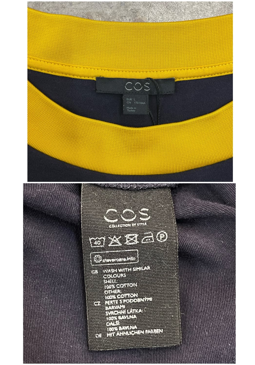 코스 저지 원피스 네이비 L #csz4060 상품이미지3