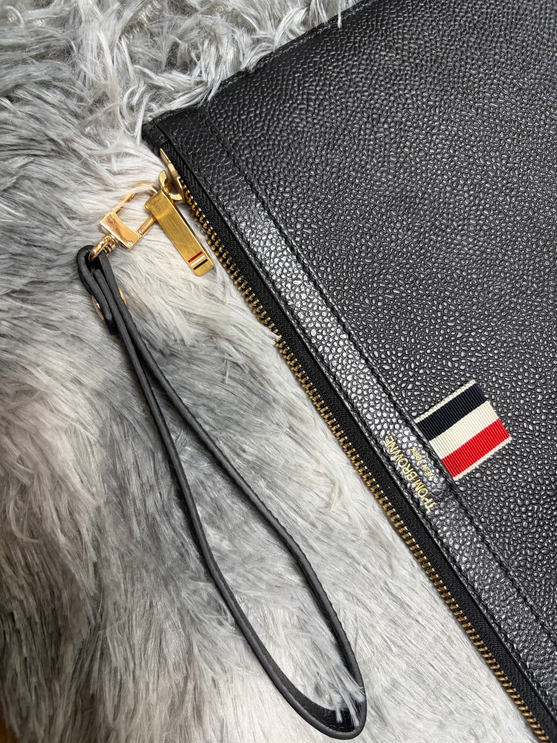 톰브라운 블랙 가죽 클러치 클러치백 상품이미지3