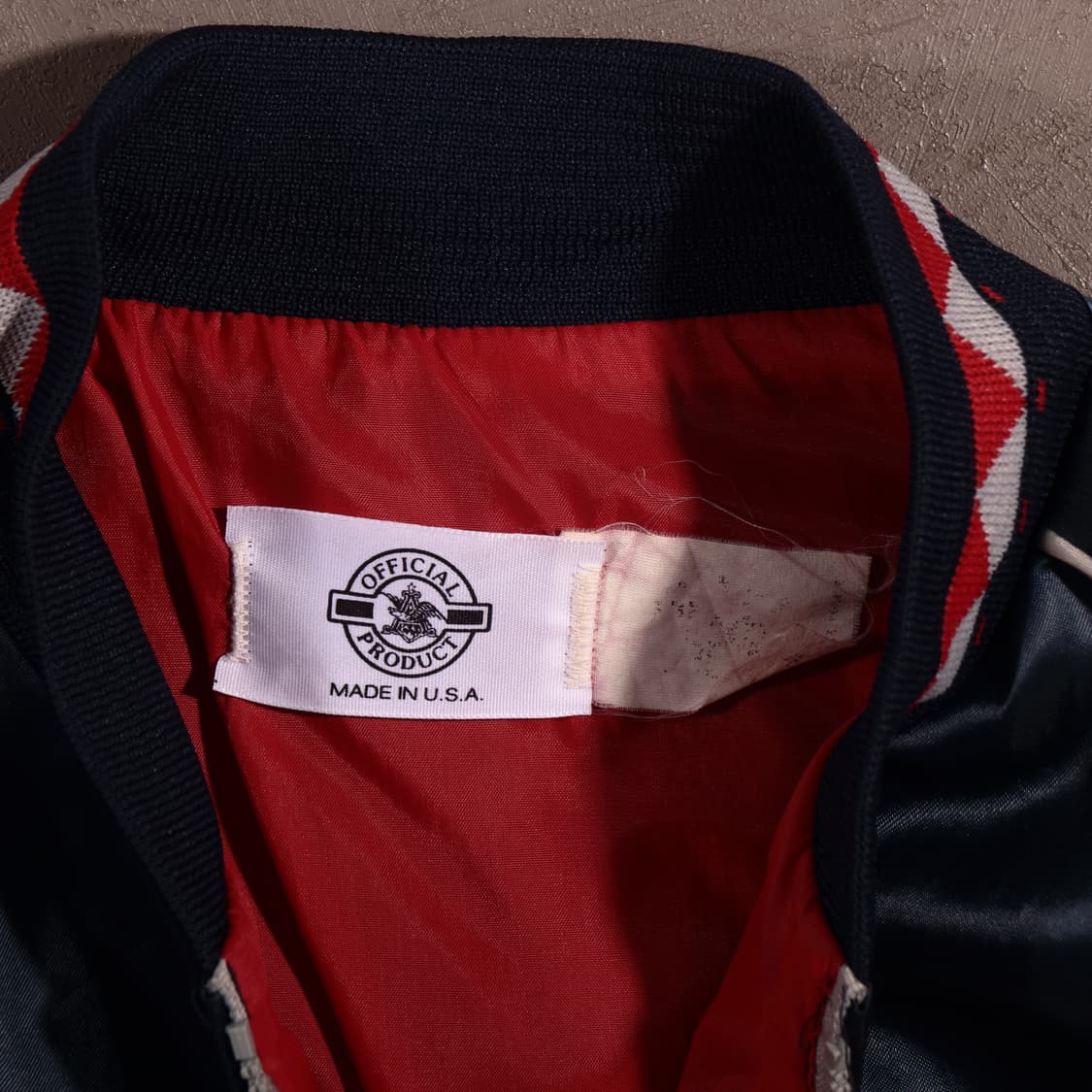 빈티지 USA 프린팅 베이스볼 자켓 상품이미지3