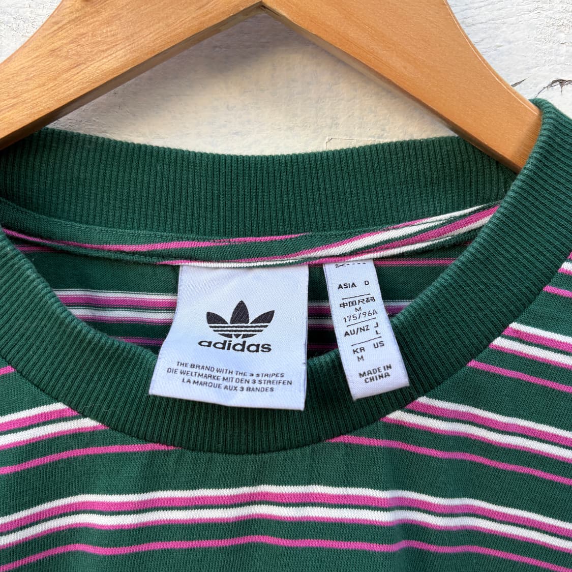 Adidas 아디다스 스트라이프 반팔 티셔츠 상품이미지3