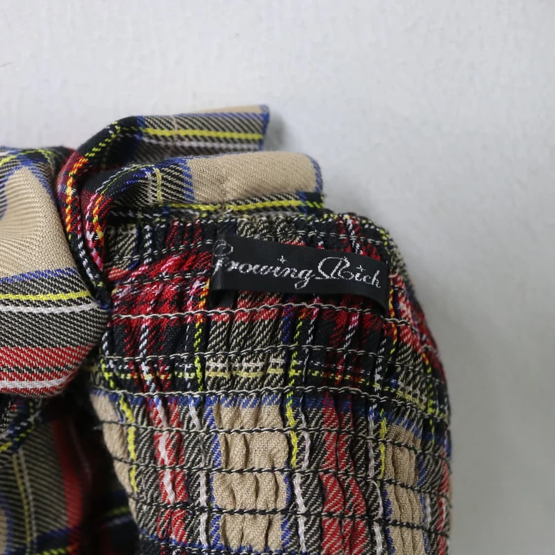 GROWING RICH 체크 마이크로 미니 스커트 64627 상품이미지4