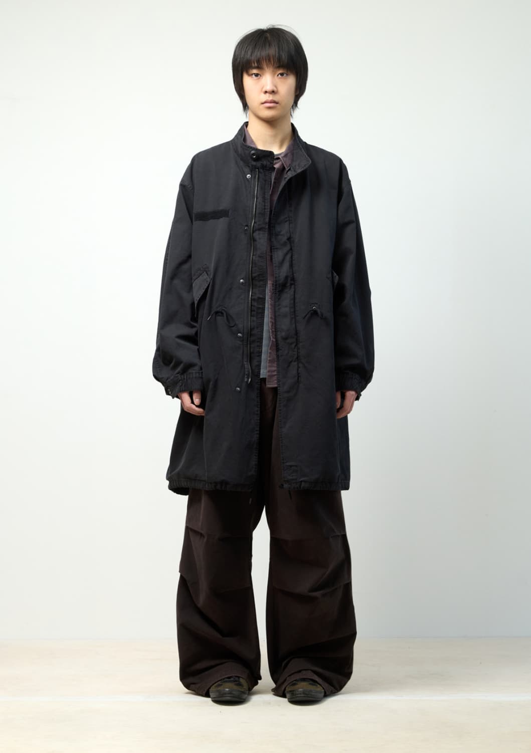  Mods Parka Over Dyed Blue Charcoal 상품이미지2