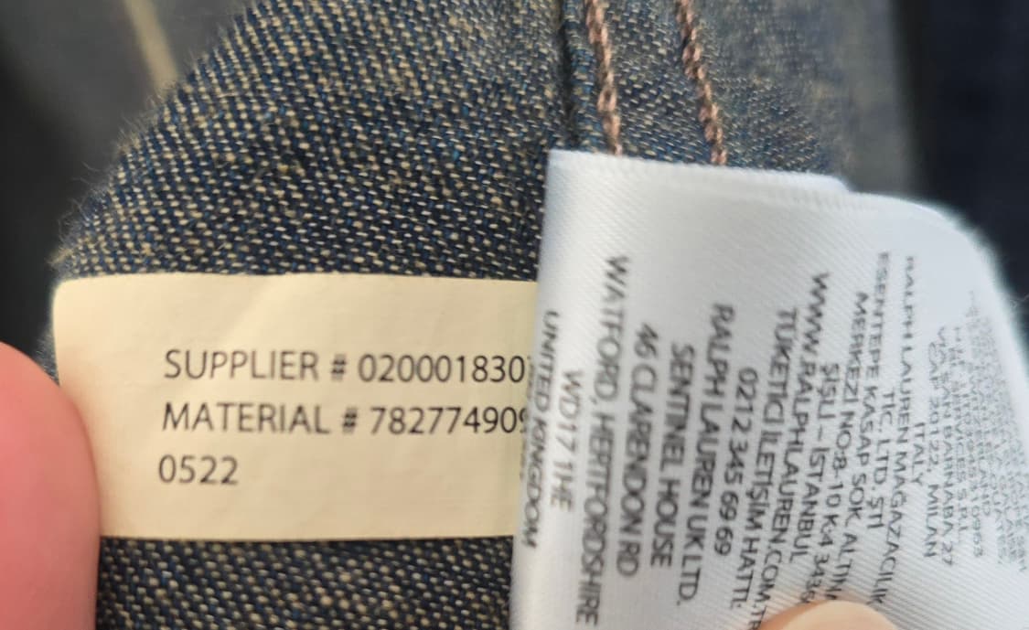 더블RL 엔지니어 코트  (Indigo Denim), M사이즈 상품이미지7