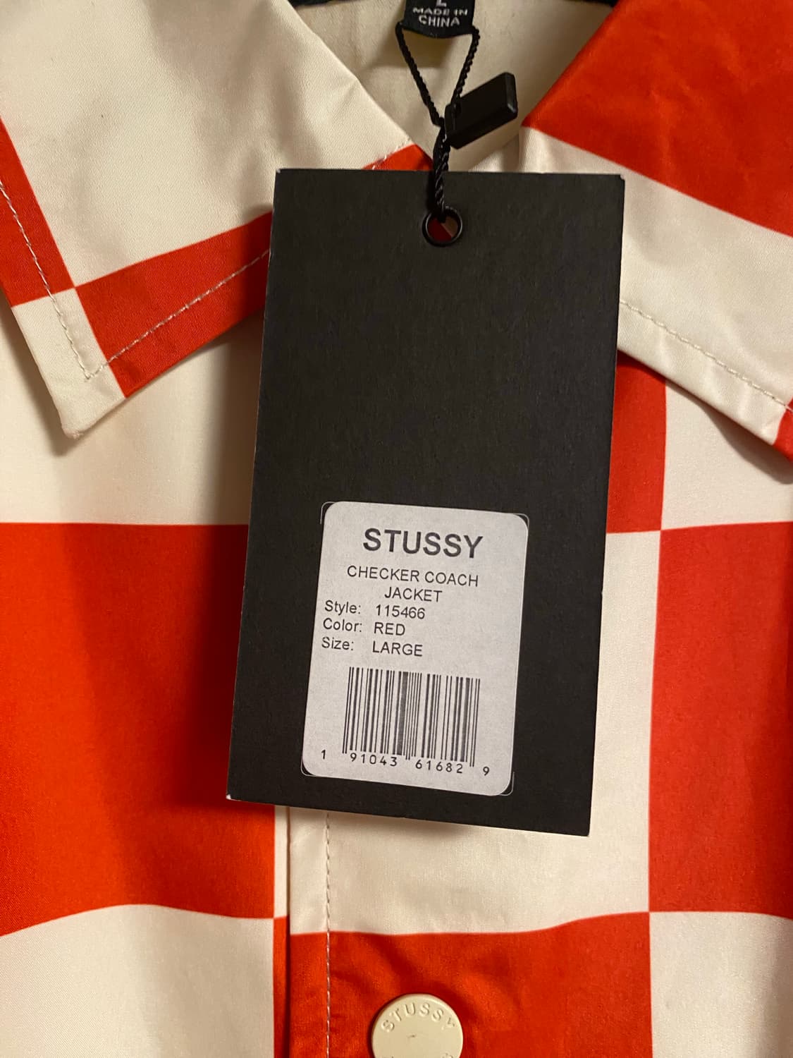 스투시 체커 코치자켓 상품이미지5