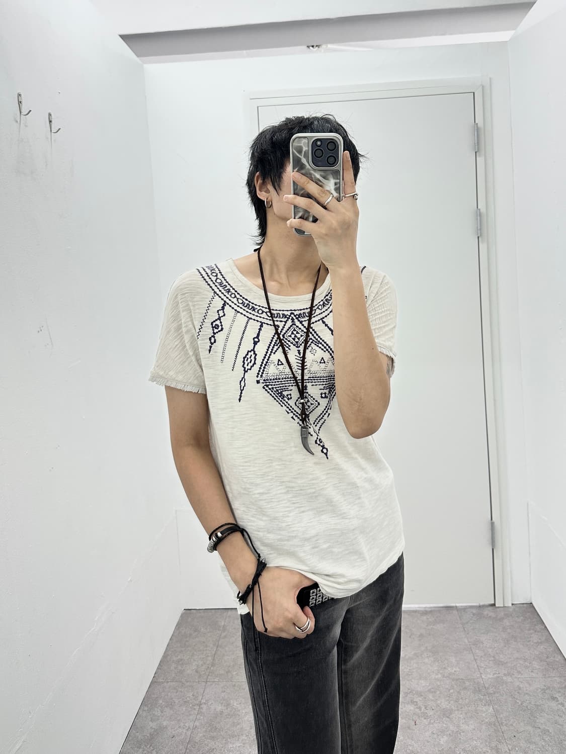 Olivia Lauren tribal printing tee 상품이미지2