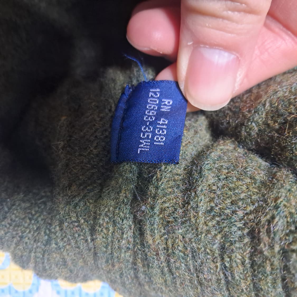 폴로 랄프로렌 남성 꽈배기 케이블 니트 목폴라 니트 M사이즈 상품이미지8