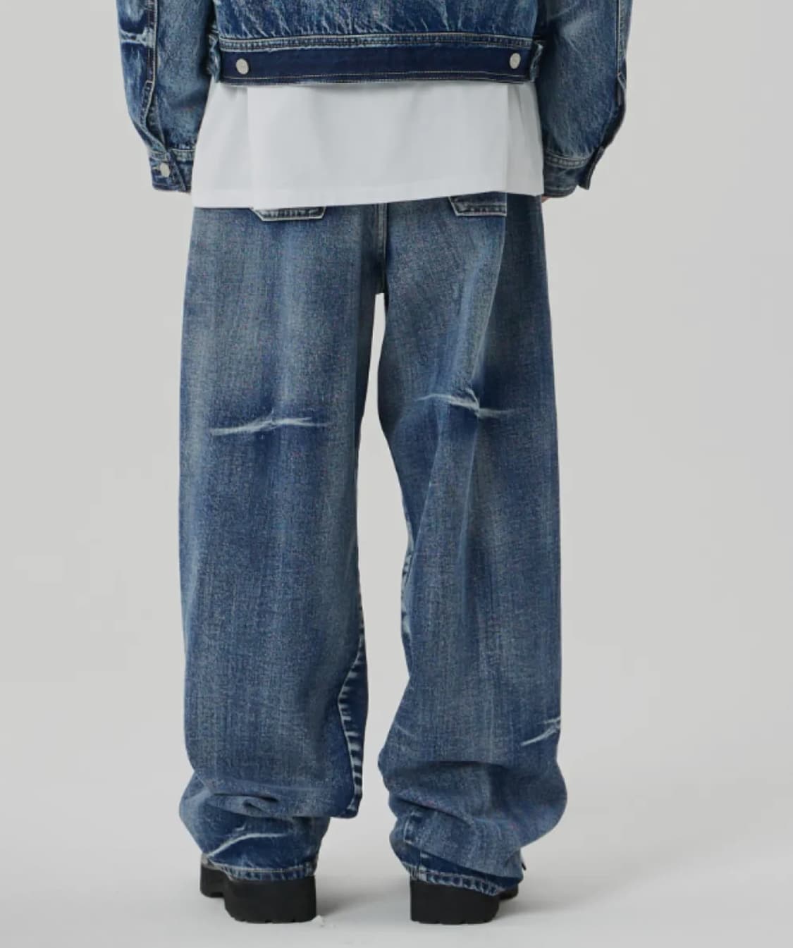 메종미네드 와이드 데님 팬츠 청바지 50 상품이미지3