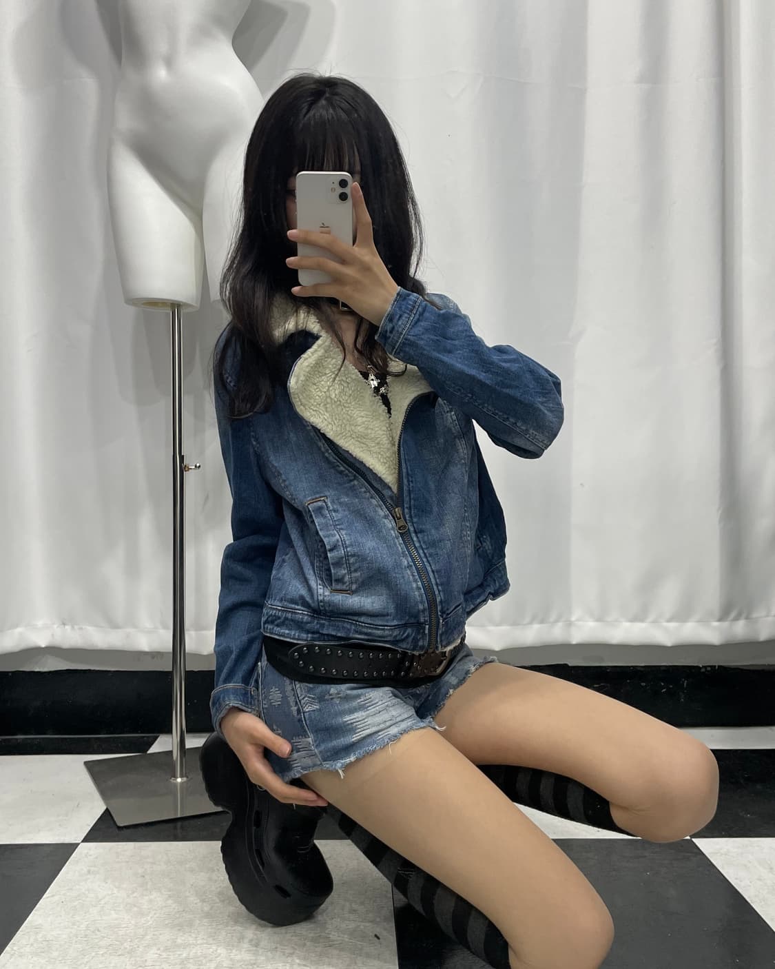 🎸데님 쉐르파 자켓🎸 상품이미지3