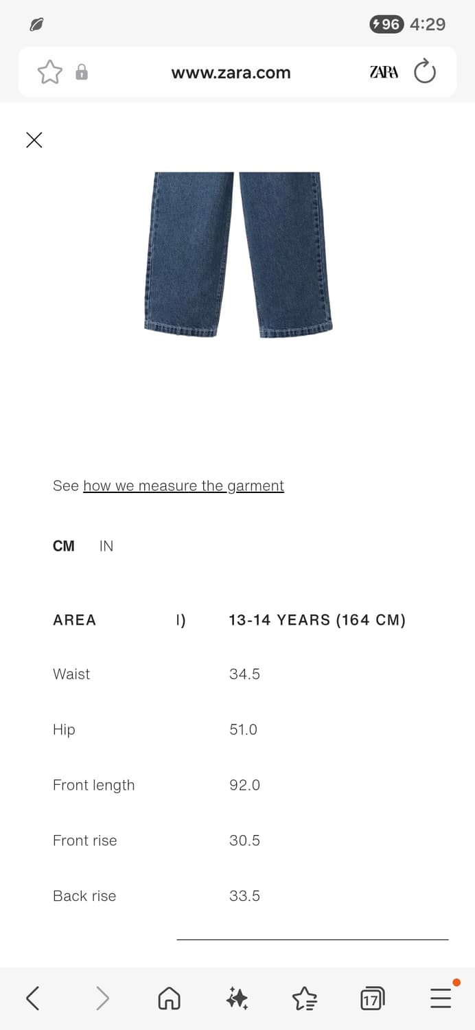 자라 챔피온 키즈 스케이터 팬츠 청바지 상품이미지6