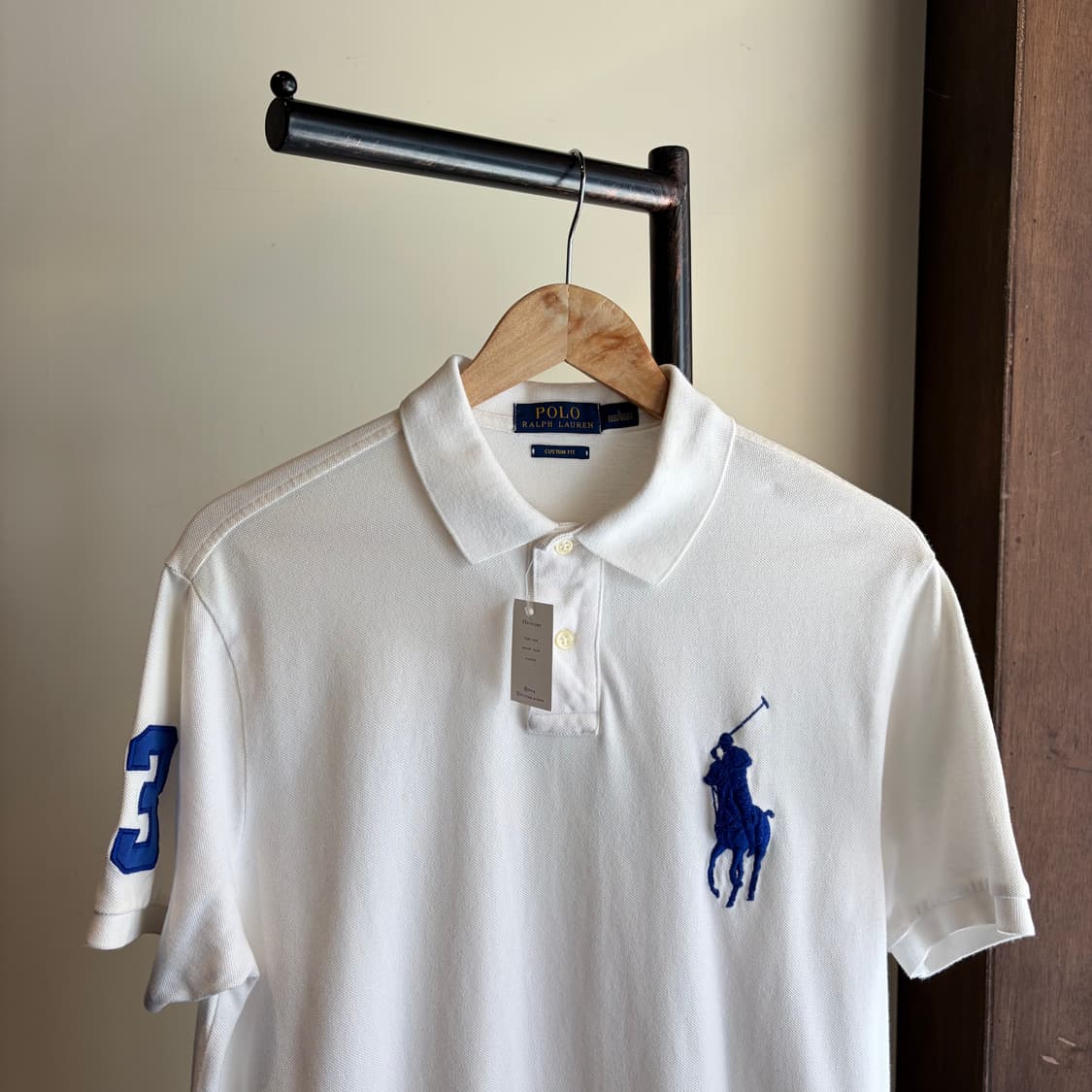 폴로 랄프로렌 화이트 빅포니 반팔 카라티 상품이미지1
