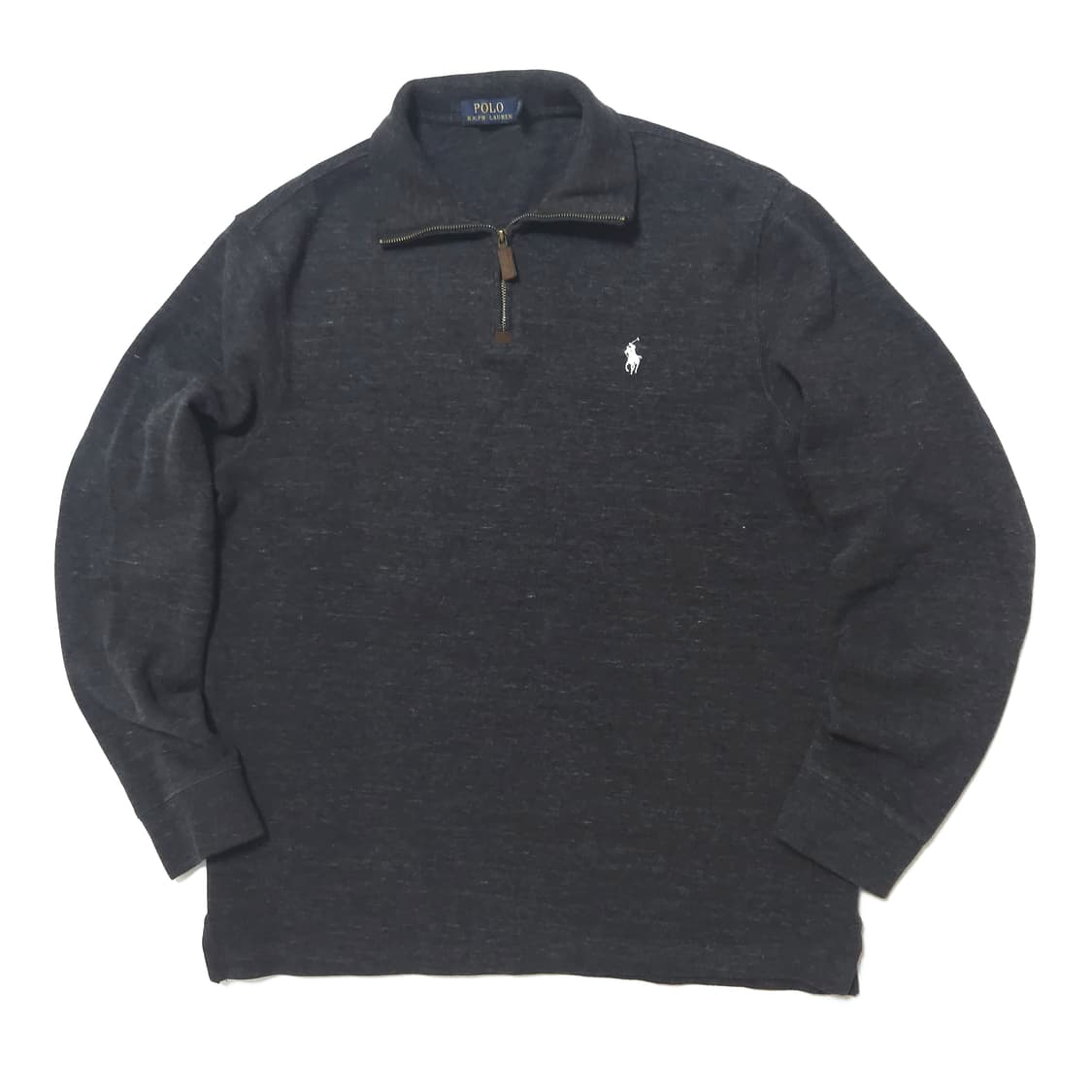 폴로 랄프로렌 포니 하프 집업 차콜 상품이미지1