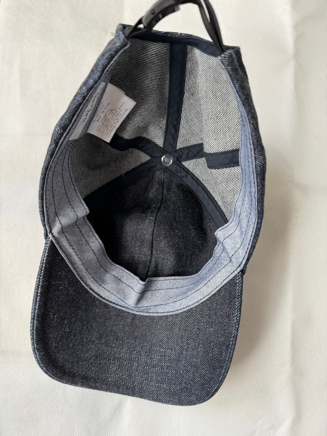 나나미카 볼캡 데님 인디고 상품이미지2