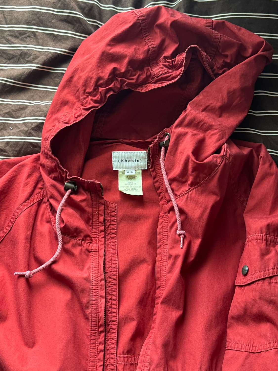 카키스 후디드 윈드자켓 xl 상품이미지2