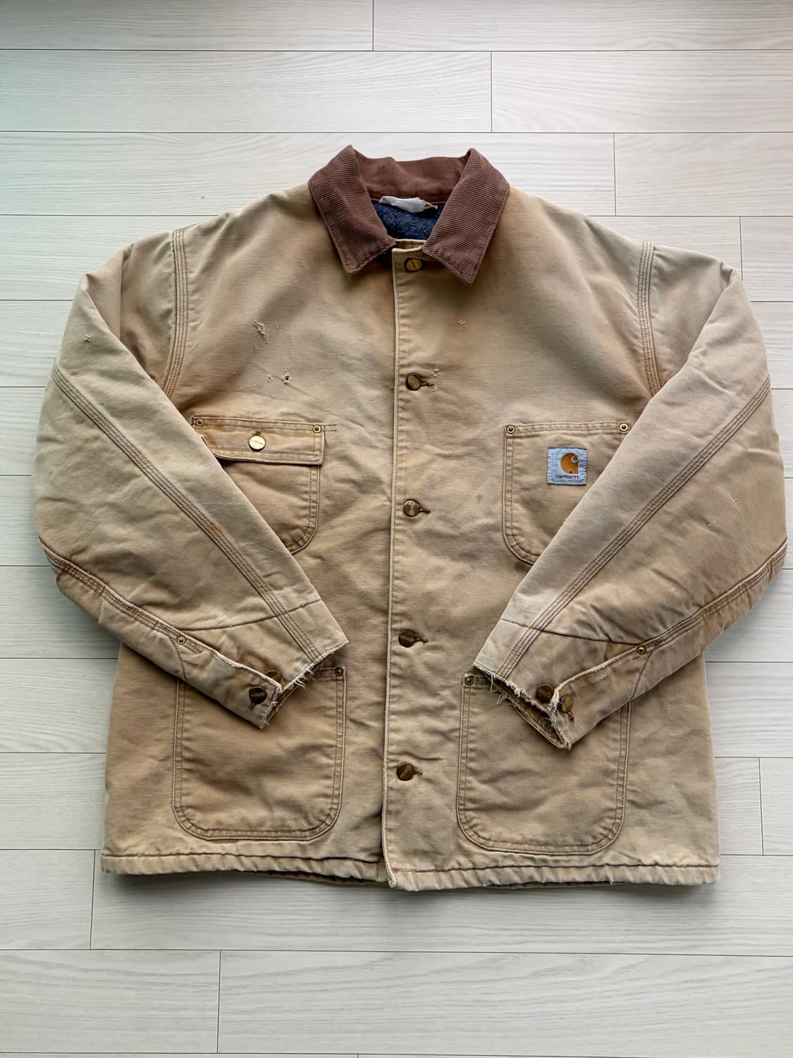 80-90s 칼하트 캔버스 덕 미시간 초어 자켓 USA (103) 상품이미지2