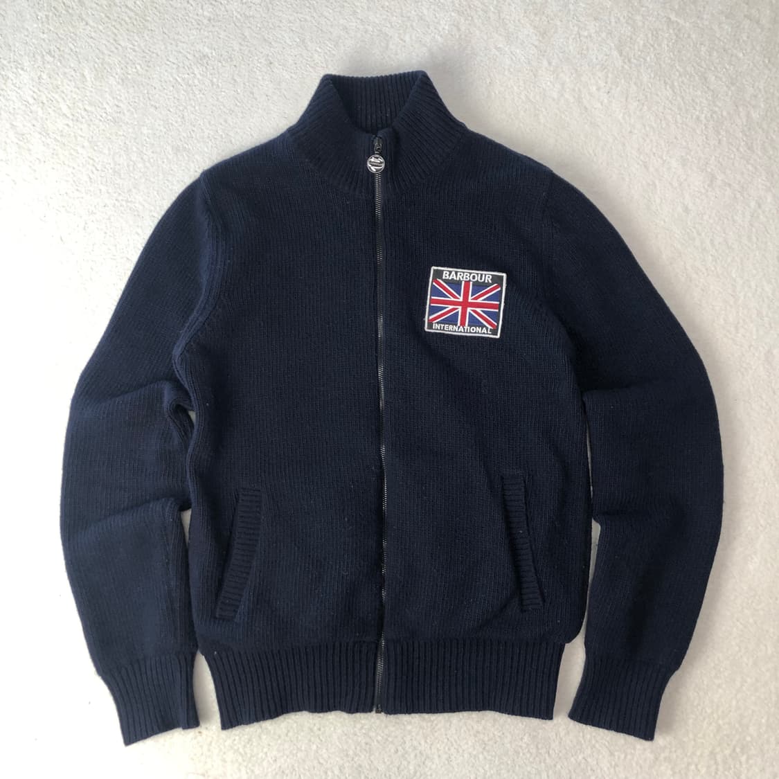 바버 인터내셔널 니트집업  상품이미지1