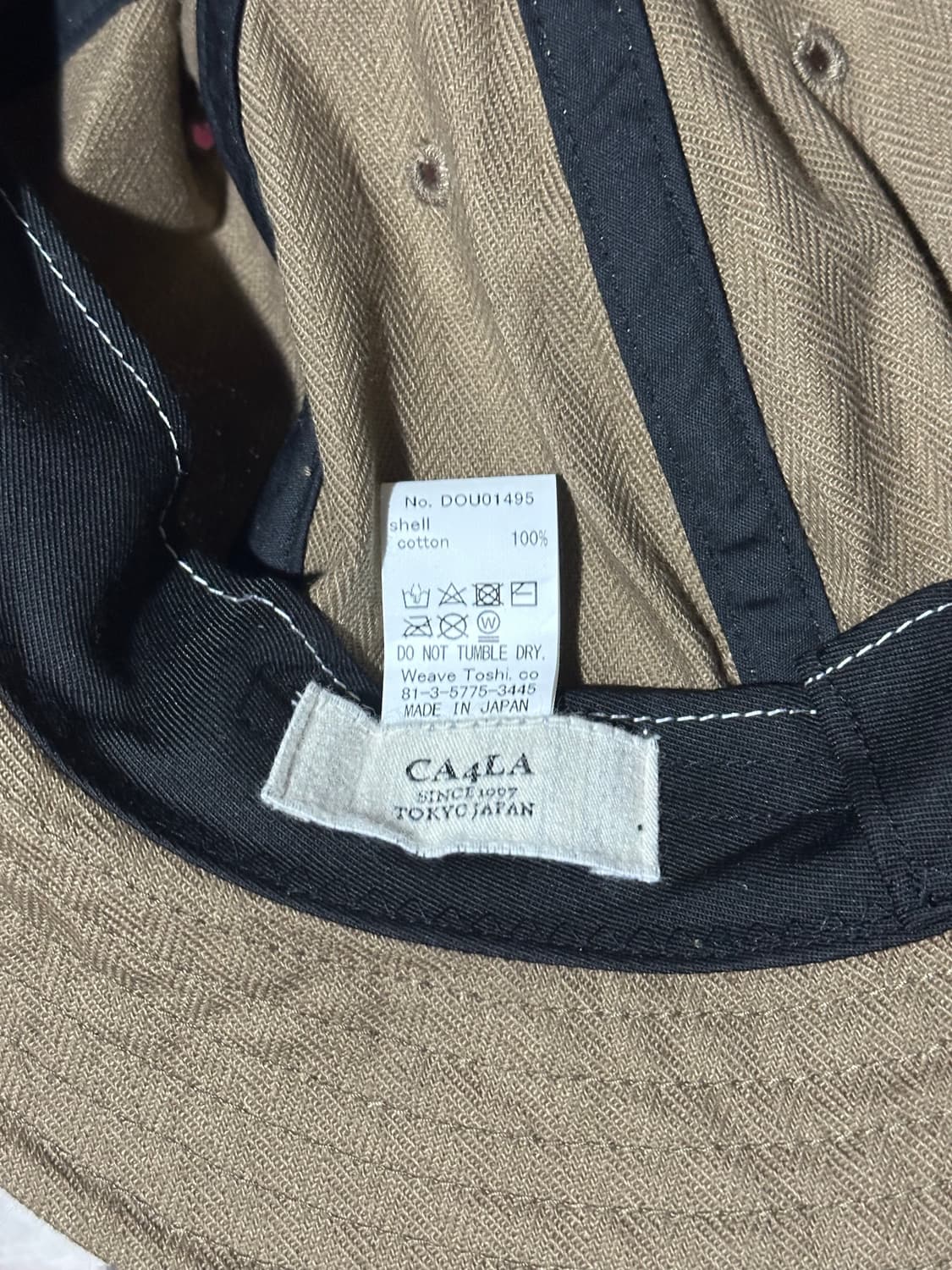 [카시라] •CA4LA Herringbone Bucket Hat 상품이미지3