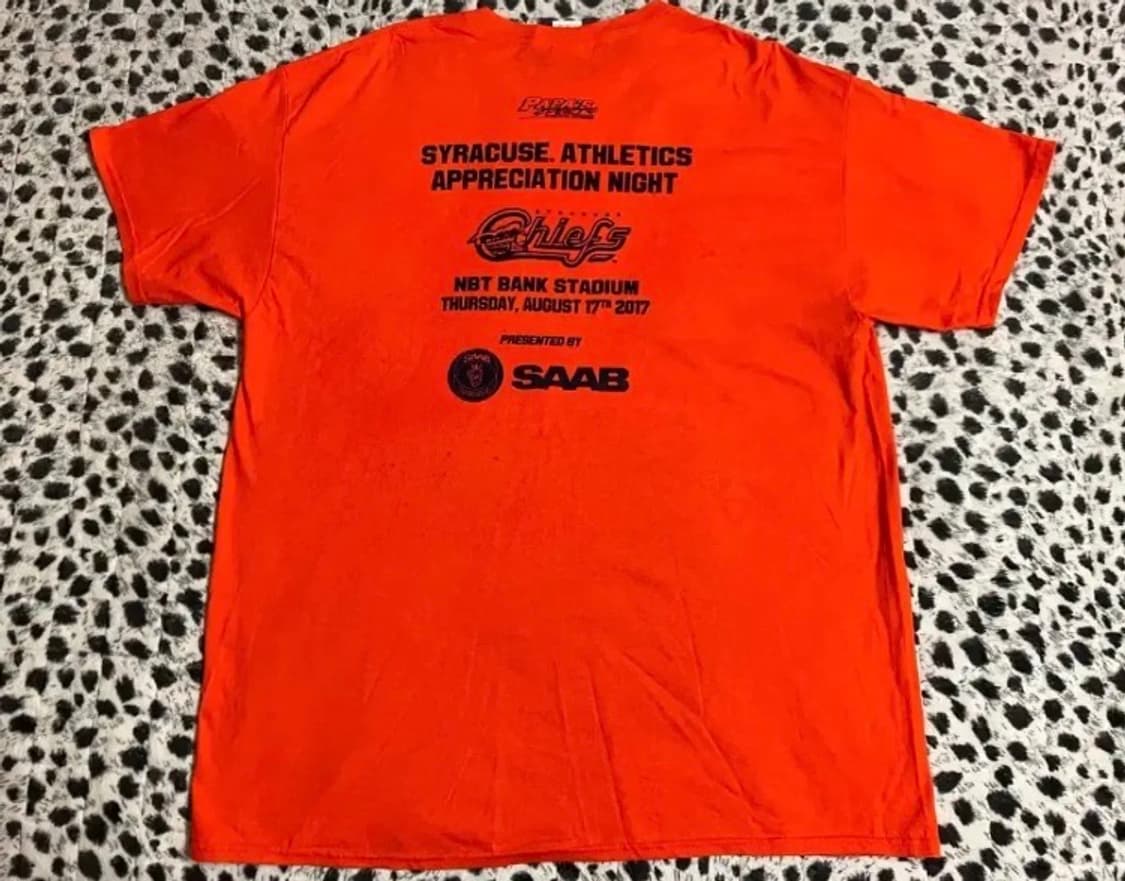 길단 GILDAN NFL 오렌지 티셔츠 XL 구제 빈티지 상품이미지4