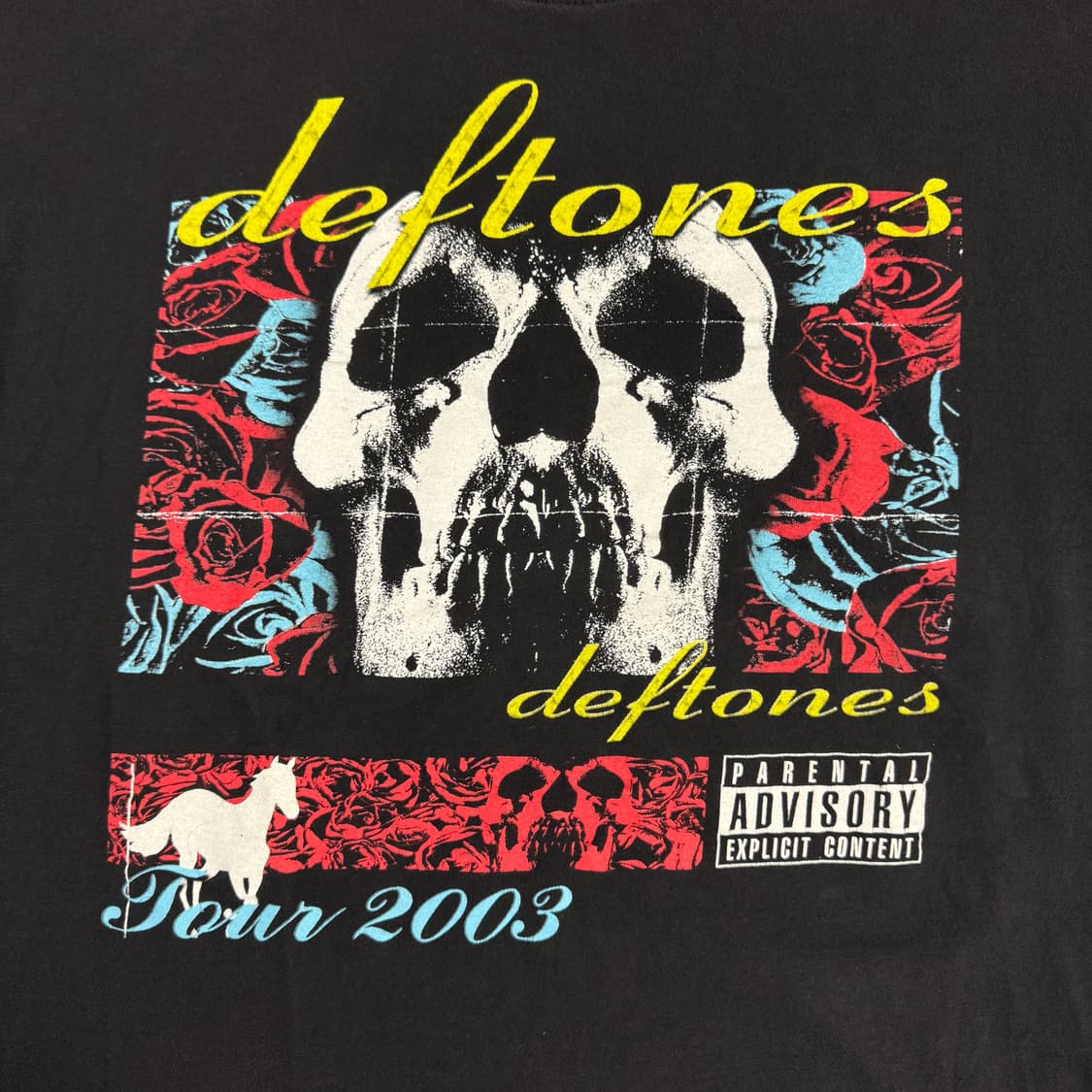 빈티지 2003 Deftones 데프톤즈 유럽 투어 티셔츠 Boot 상품이미지3