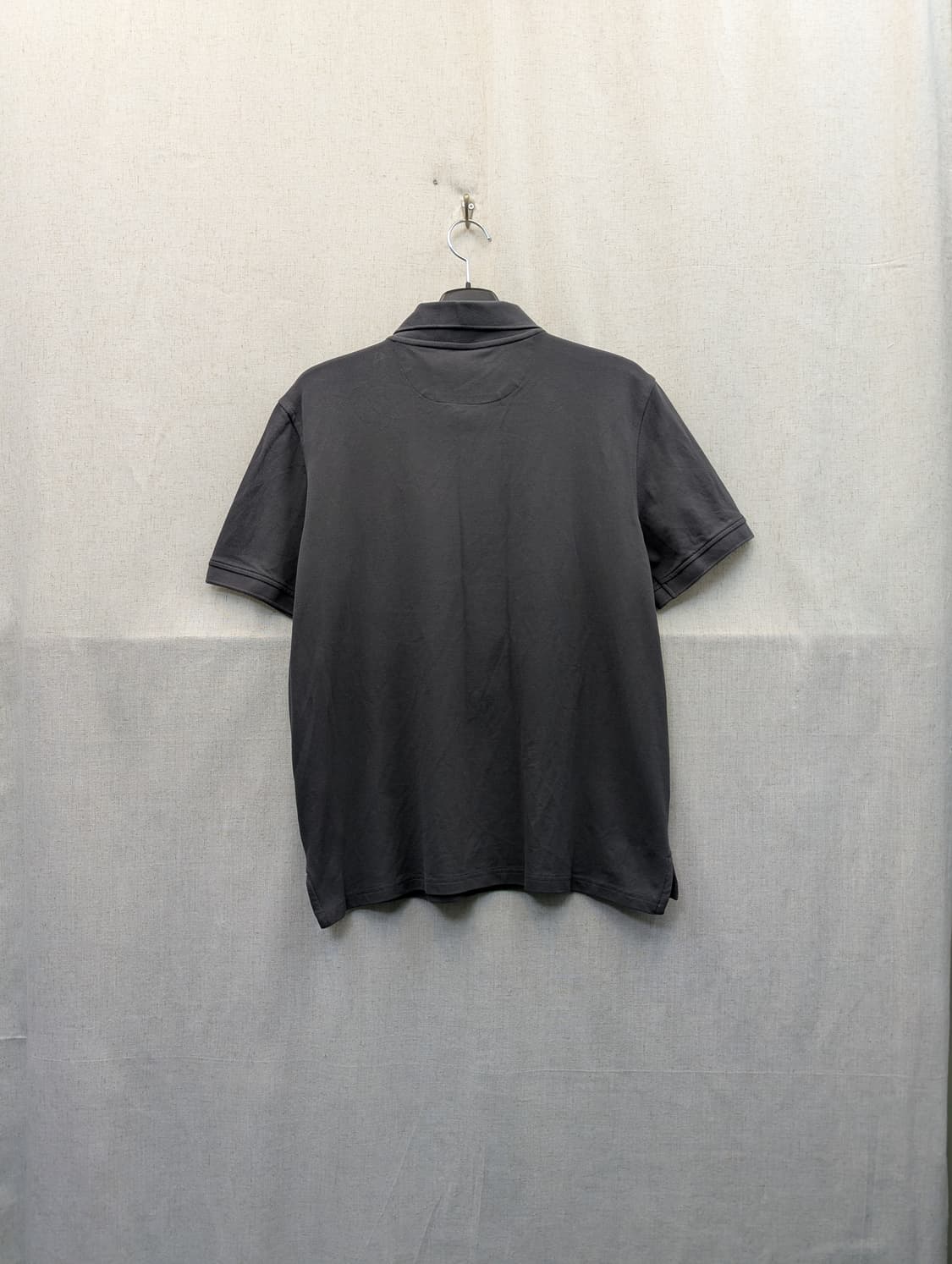 브룩스 브라더스 차콜 그레이 반팔 폴로티 상품이미지2