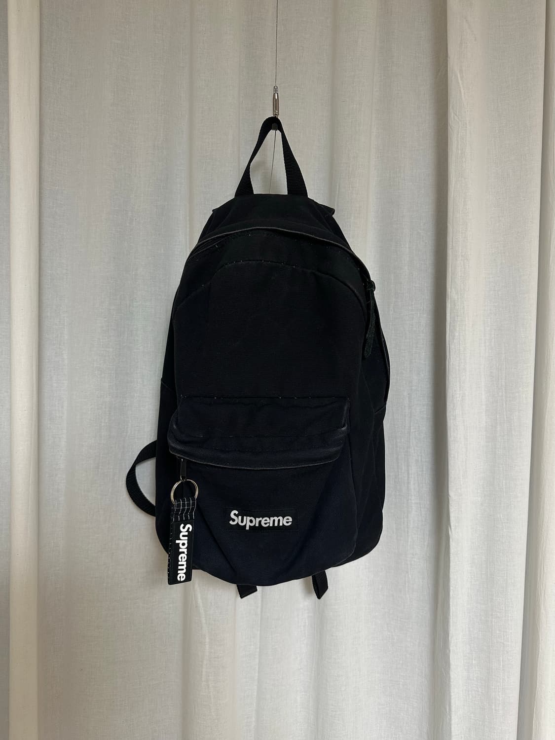 Supreme canvas 백팩 + 키링 상품이미지2