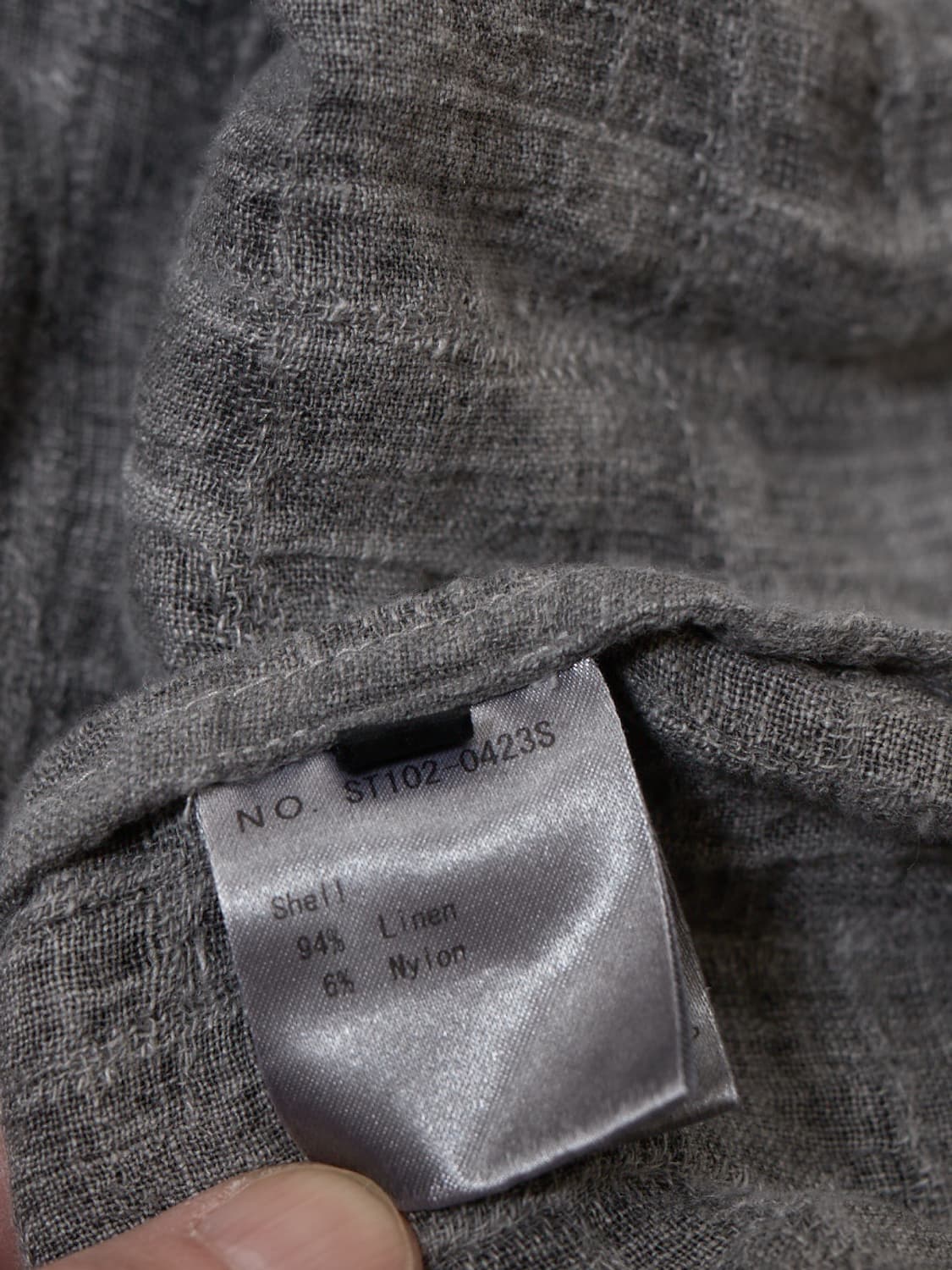 D.hygen 리넨 카라리스 셔츠 상품이미지6