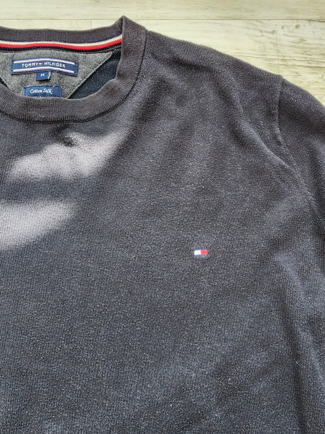 타미힐피거 라운드 실크 니트 M(100)사이즈 tommy hilfiger 상품이미지2