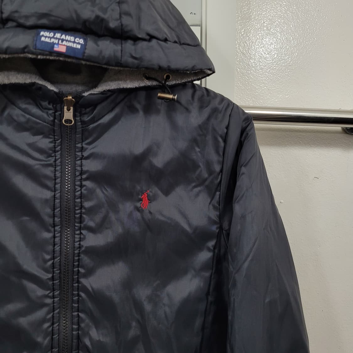 M 폴로 리버시블 후리스 후드점퍼 상품이미지7