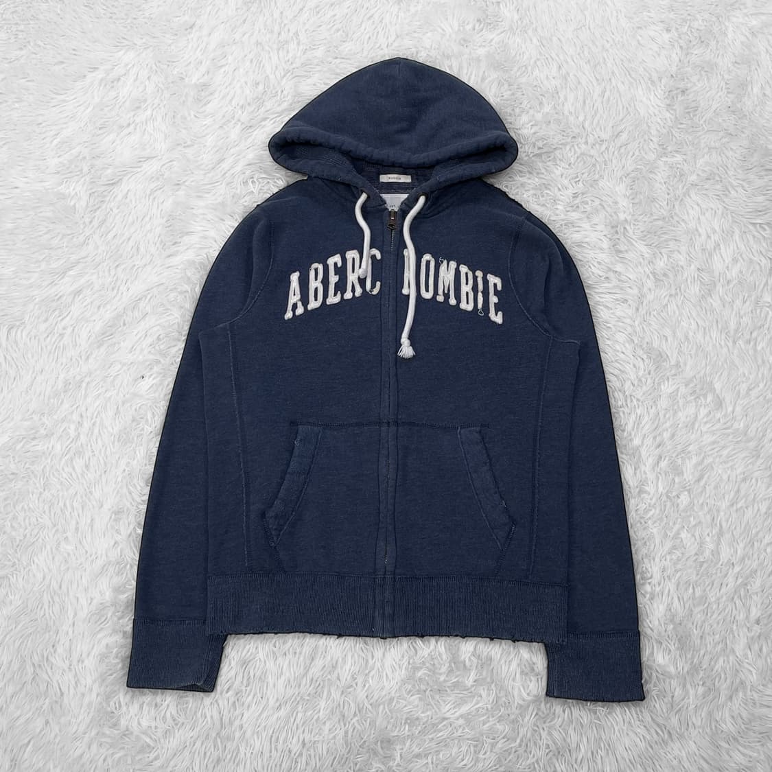 아베크롬비 아치 로고 후드집업 네이비 상품이미지2