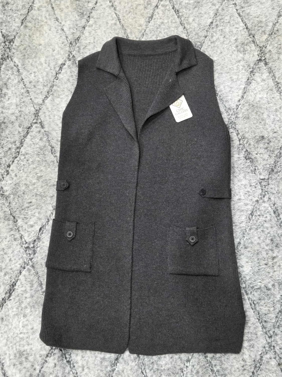 니트 조끼+스웨터 세트 상품이미지6