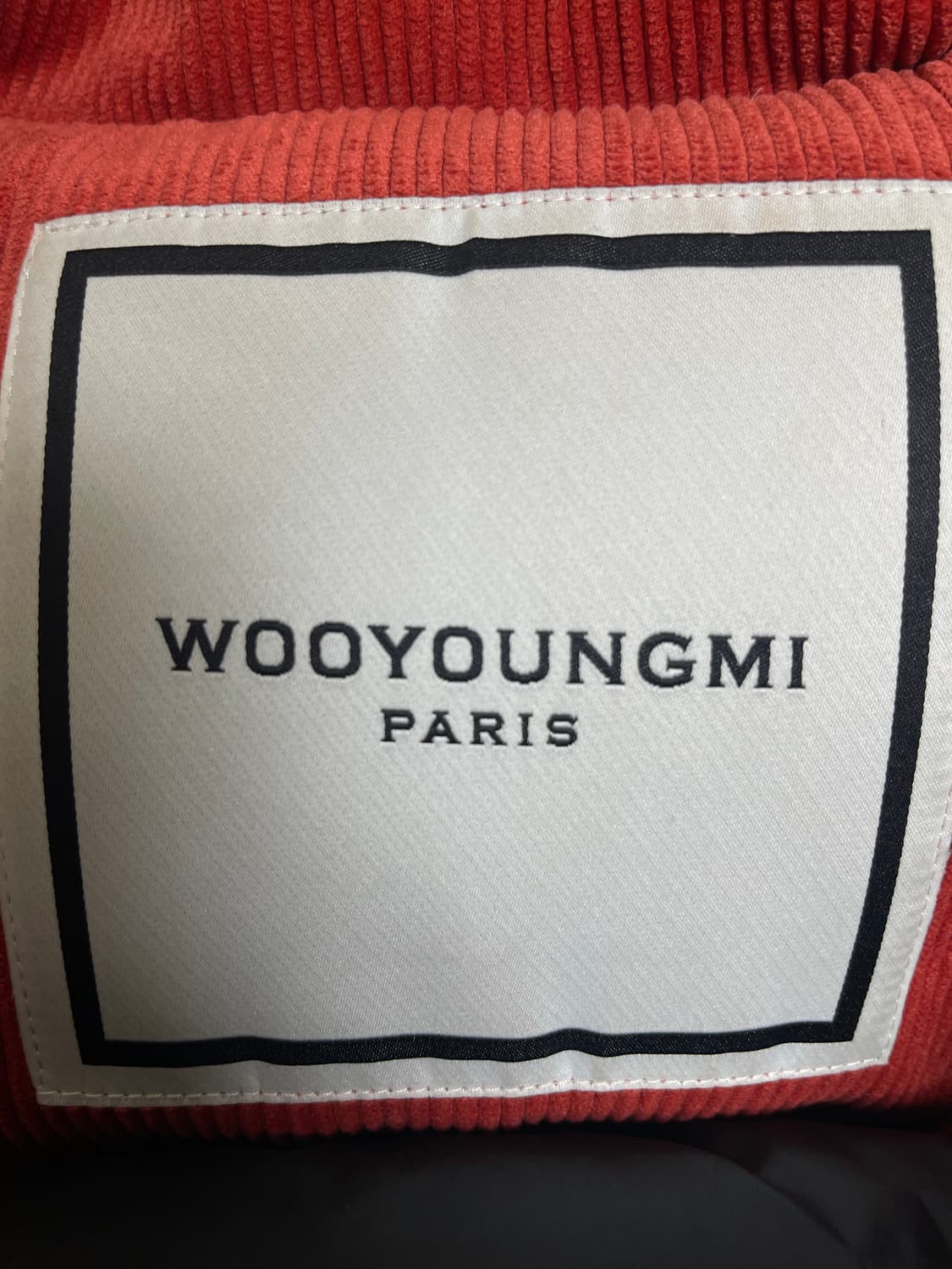 우영미 코듀로이 패딩 오렌지 50 상품이미지4