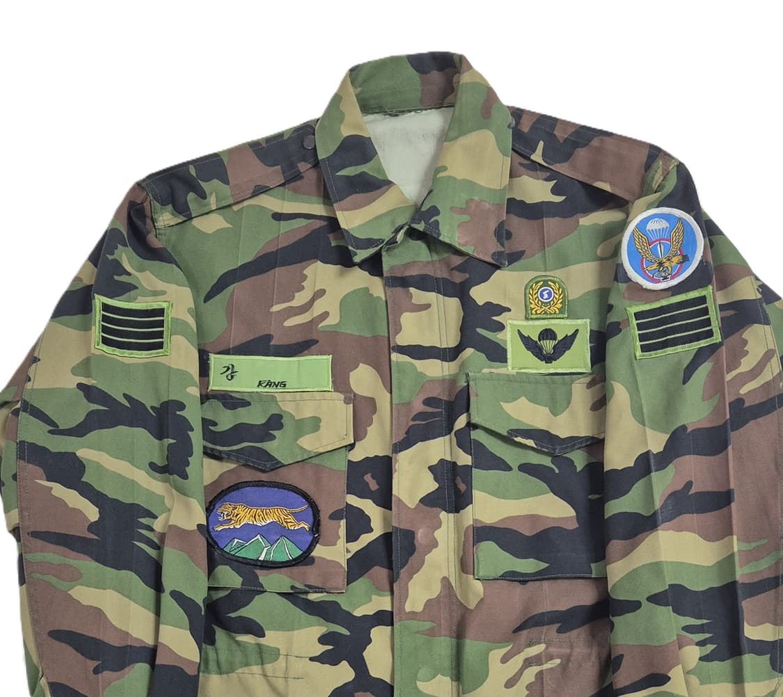 육군 구형 3공수특전여단 병장 중기형 야전상의 전투복 상의 자켓 (L) 상품이미지9