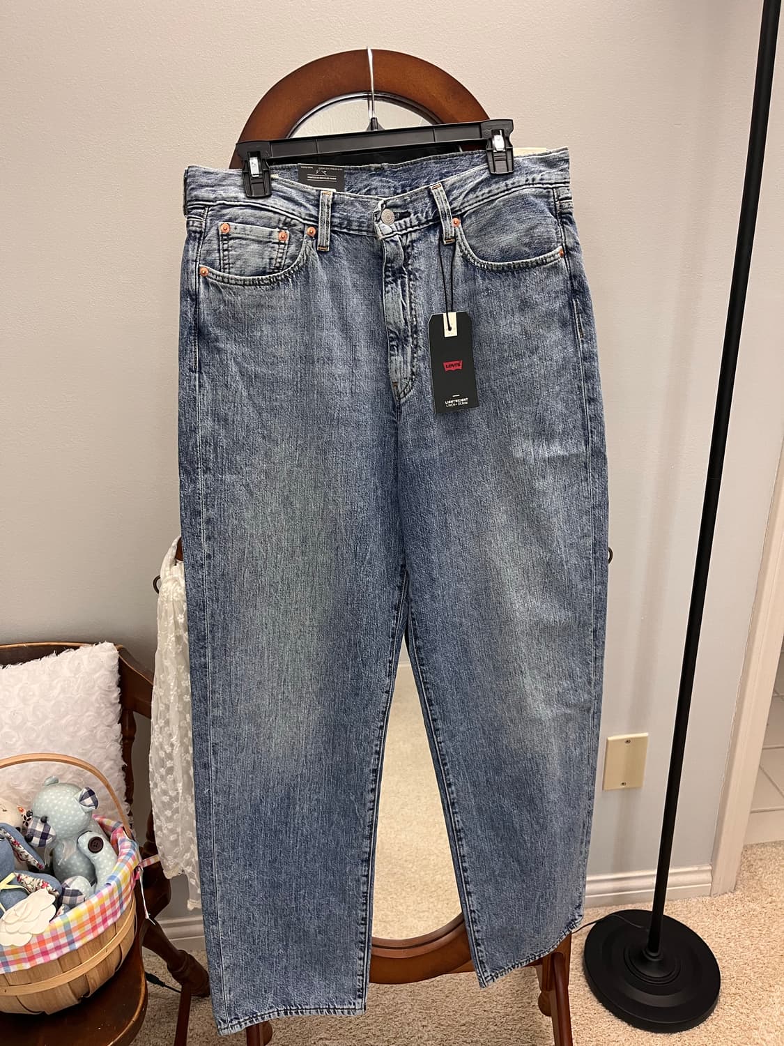 [새상품] 리바이스 568 32*32 린넨+ 데님, 여름 청바지 끝판왕 상품이미지1