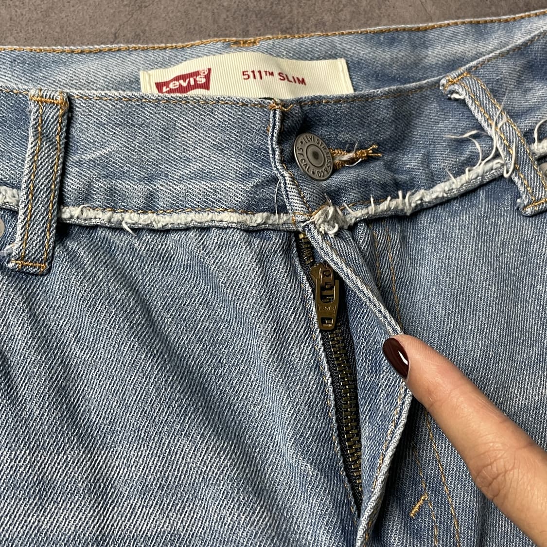 LEVI'S 리바이스511 슬림핏 컷오프 데님 하프팬츠 A01234 상품이미지3