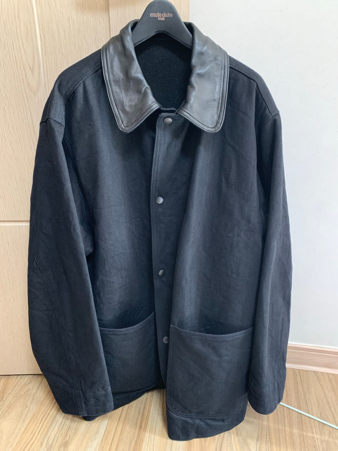 코모리 레더 워크 자켓 판매(2size) 상품이미지1