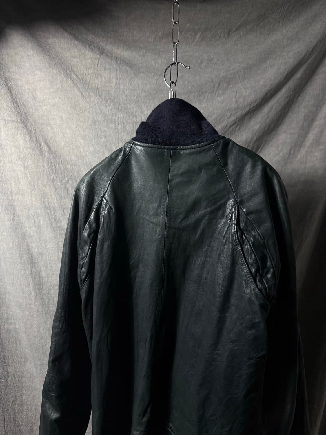 The Viridi-Anne Leather Jacket   상품이미지7