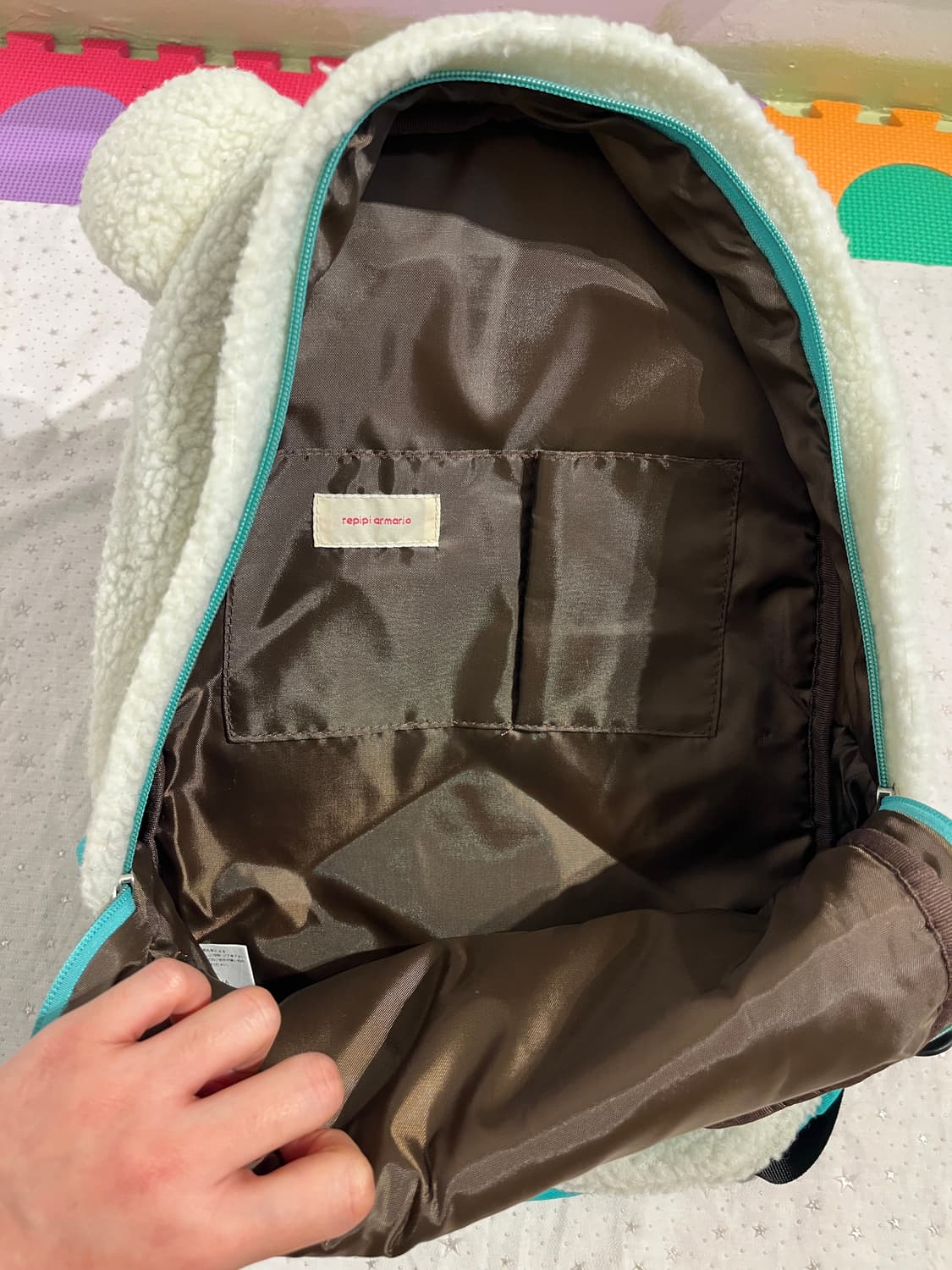 뽀글이 곰돌이 백팩 🐻 상품이미지3