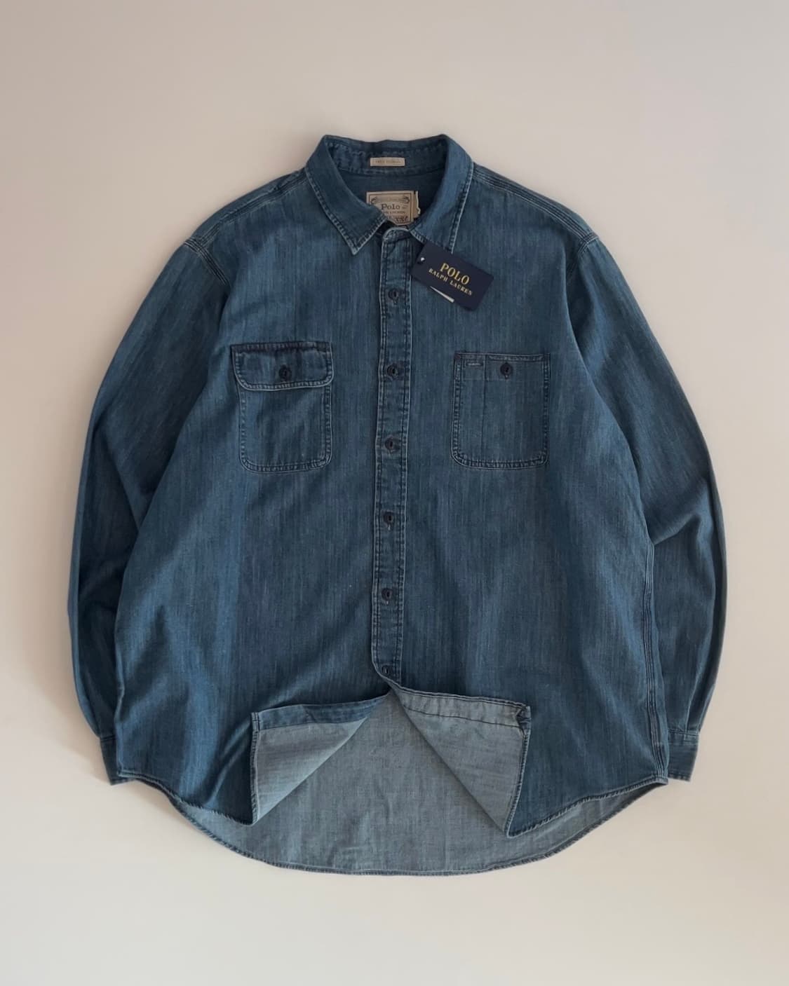 폴로 랄프로렌 데님 셔츠 XXL (Deadstock) 상품이미지1