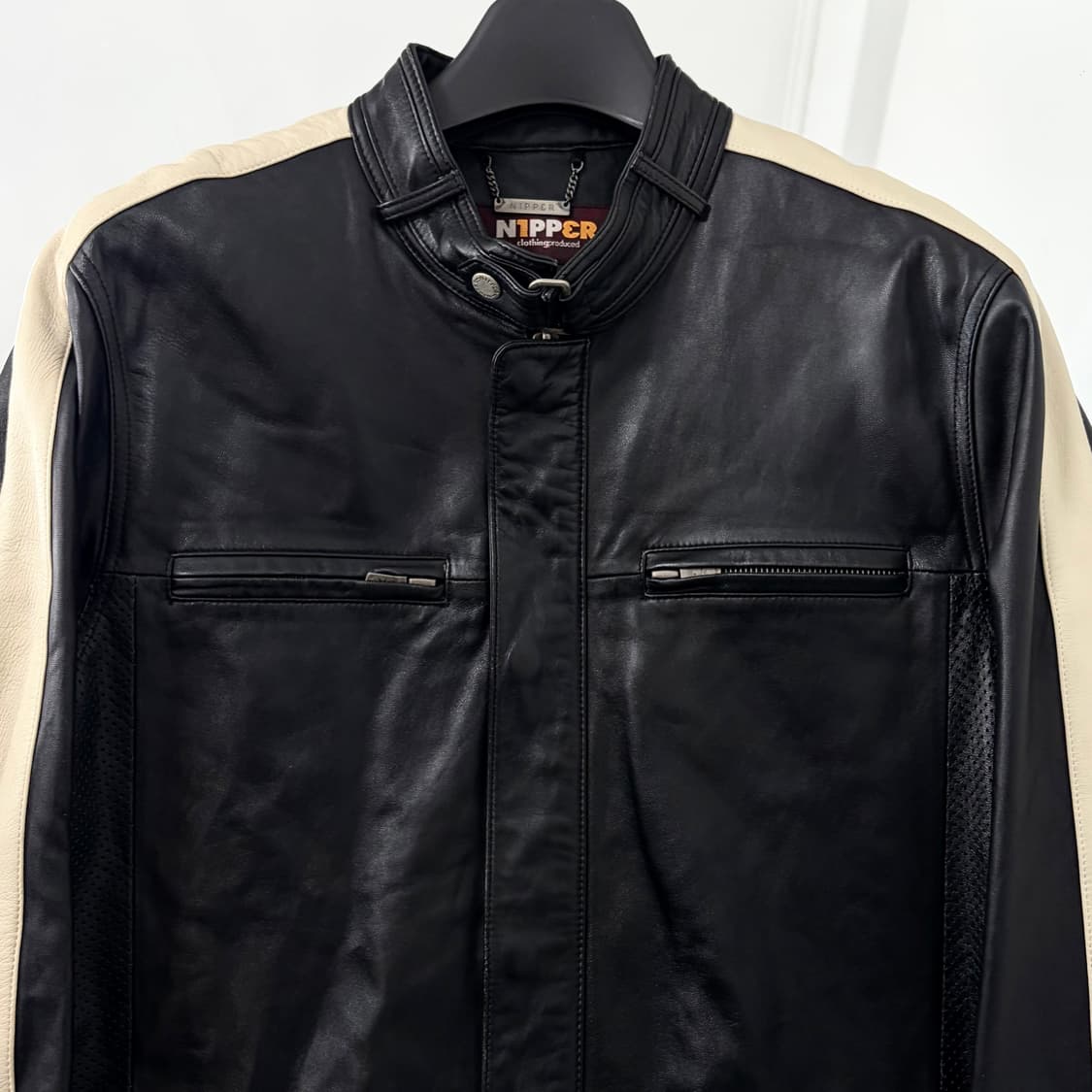 Nipper 양가죽 레이싱 바이커 자켓 상품이미지6