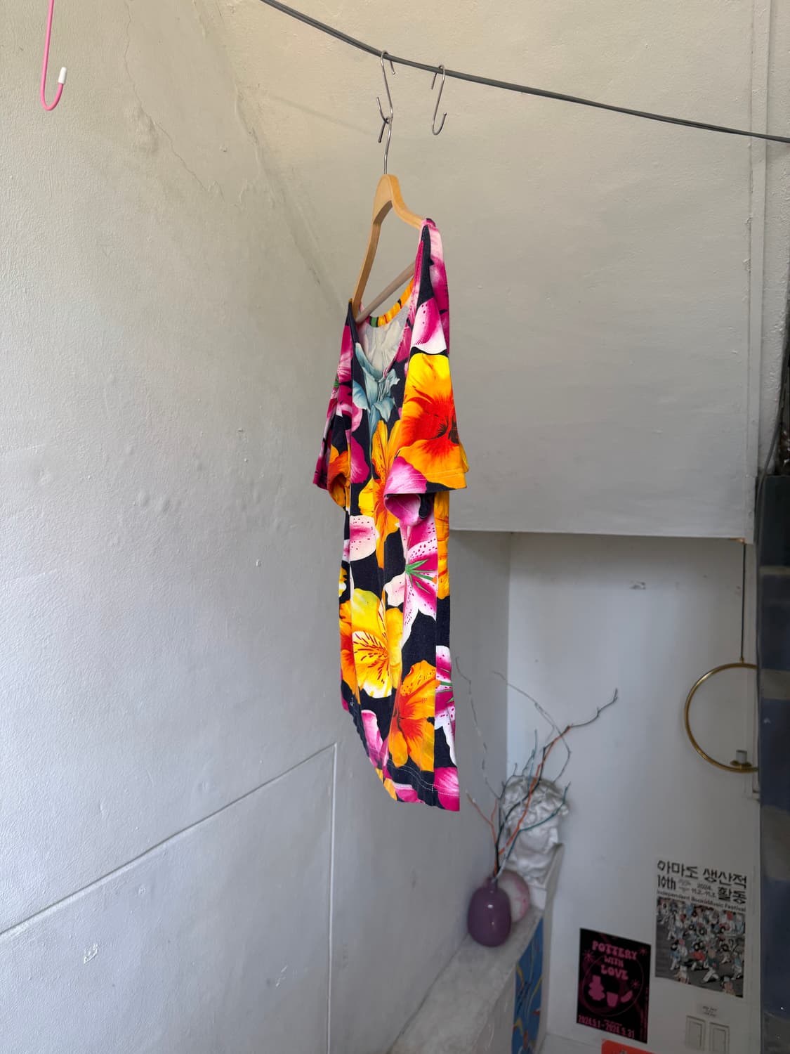 하와이안 플라워 오프숄더 상품이미지4