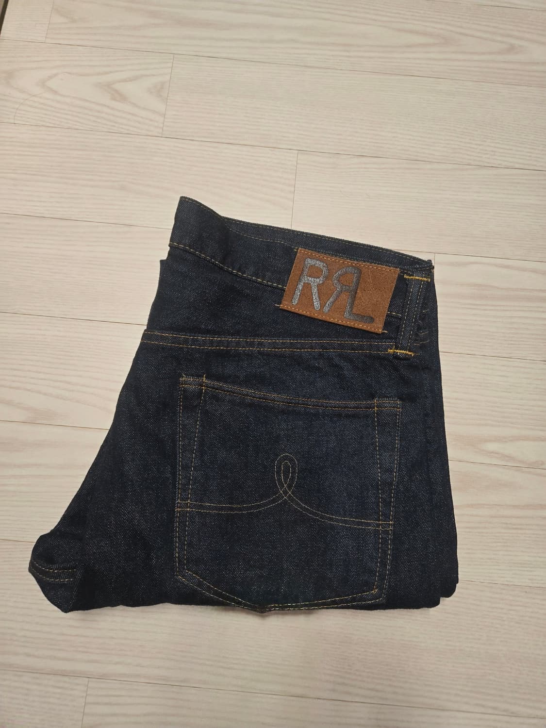RRL 스트레이트 원워시 33×32 더블알엘 셀비지 상품이미지1