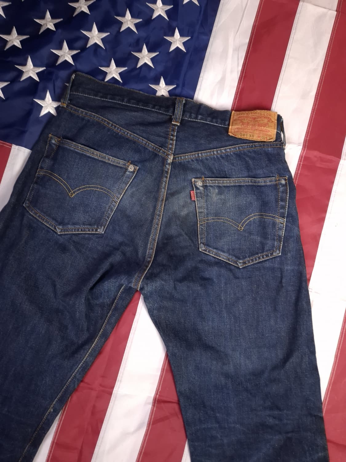 오리지날 미국제조 발렌시아 리바이스 501-XX 셀비지 데님진 상품이미지1